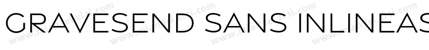 Gravesend Sans InlineAstounderSquar字体转换